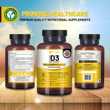 Vitamin D3 (4000 Iu Tablets) + K2 MK7 – (14 Months Supply) - Prowise Healthcare