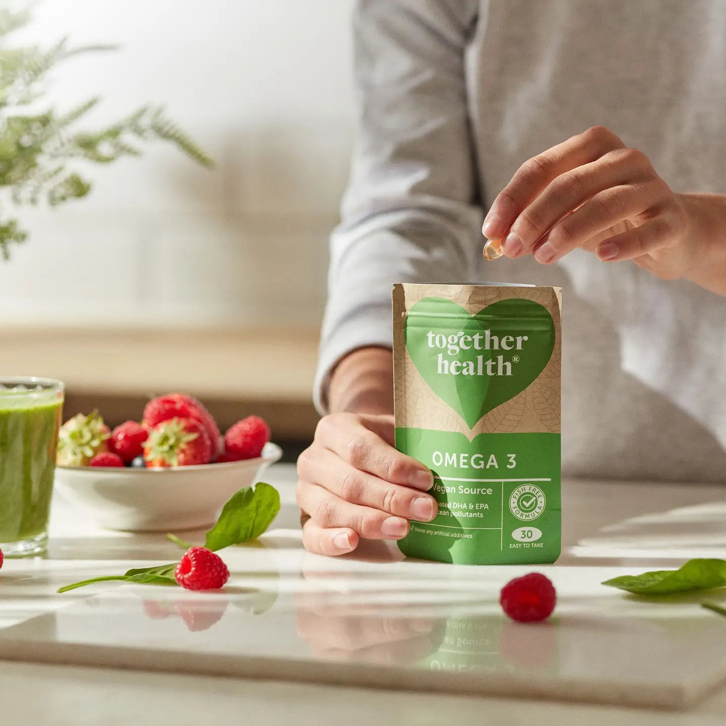 Omega 3 – Vegan Omega 3 – 30 Softgels - Vegan DHA & EPA - Together Health