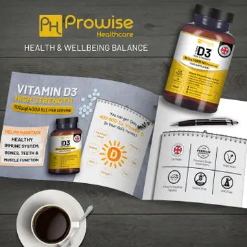 Vitamin D3 (4000 Iu Tablets) + K2 MK7 – (14 Months Supply) - Prowise Healthcare