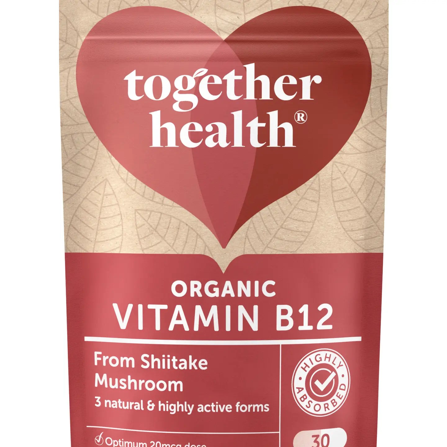 Vitamin B12 – Organic – 30 Capsules | Together health