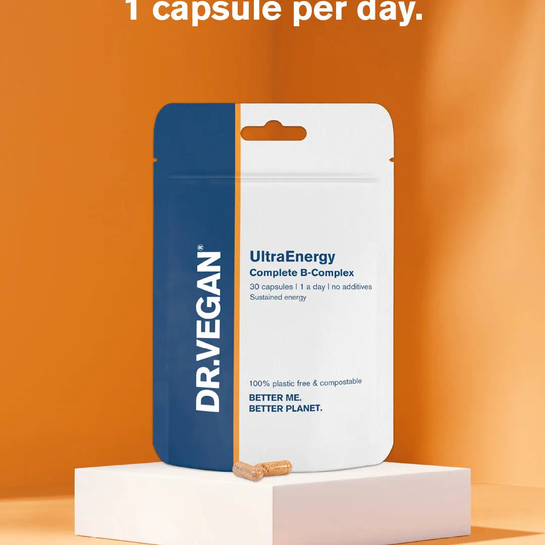 Ultraenergy | 30 Capsules | B Vitamin Complex | Energy | Dr. Vegan