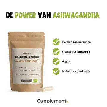Ashwagandha Organic - 60 TABLETS - Cibobenessere