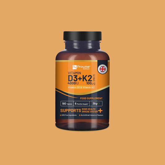 Vitamin D3 (4000 Iu Tablets) + K2 MK7 – (14 Months Supply) - Prowise Healthcare