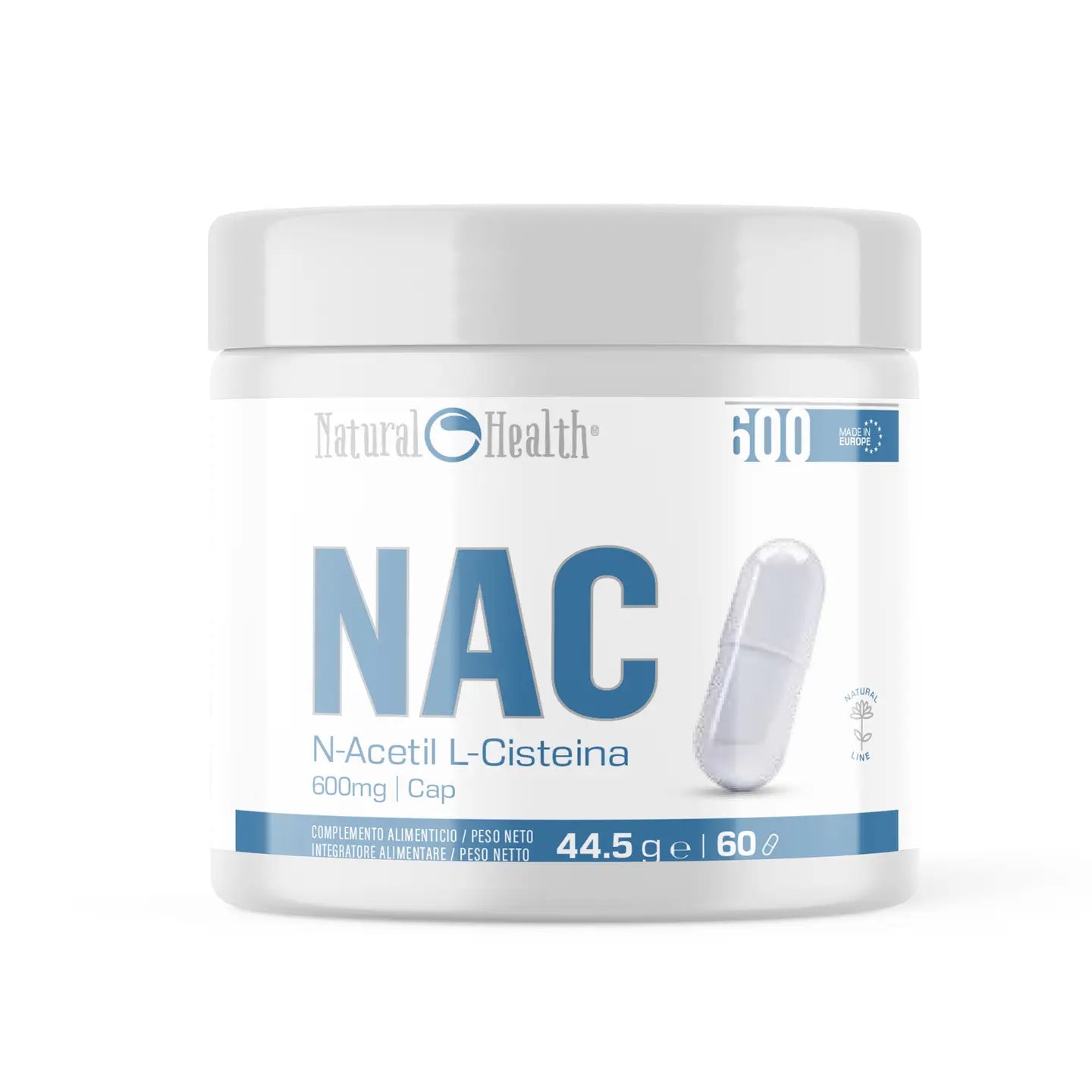 Nac 600mg. 60 Caps | HYPERTROPHY NUTRITION