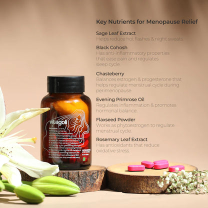 Peri/Menopause Slaap & Hormoon support | 60 vegan tabletten