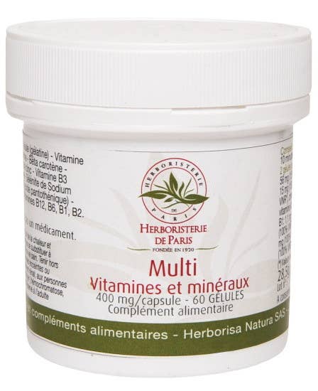 L'HERBORISTERIE DE PARIS - Multi Vitamins and Minerals 60 Capsules