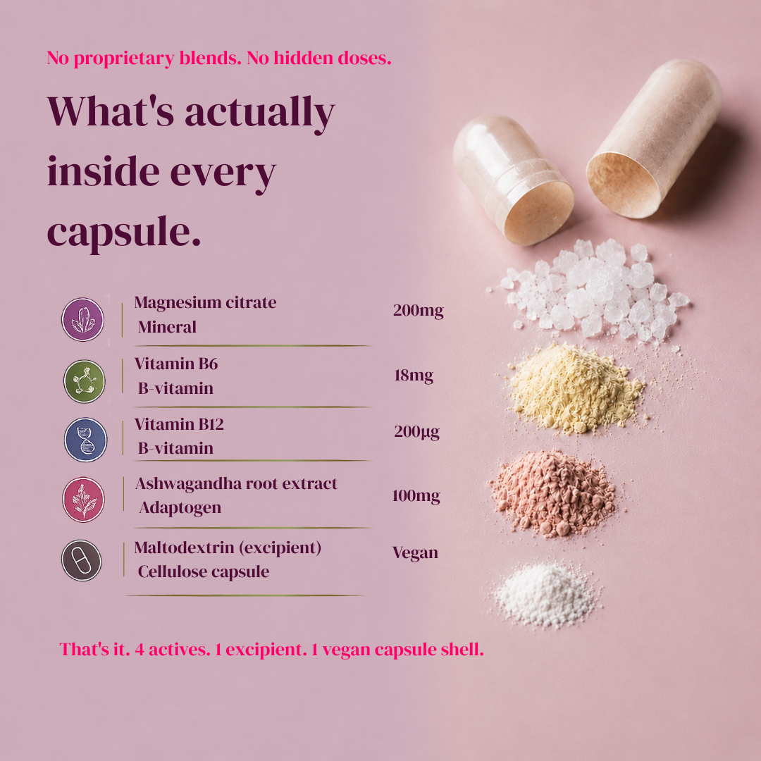 Overgang slaap & hormoon support | 60 vegan tabletten