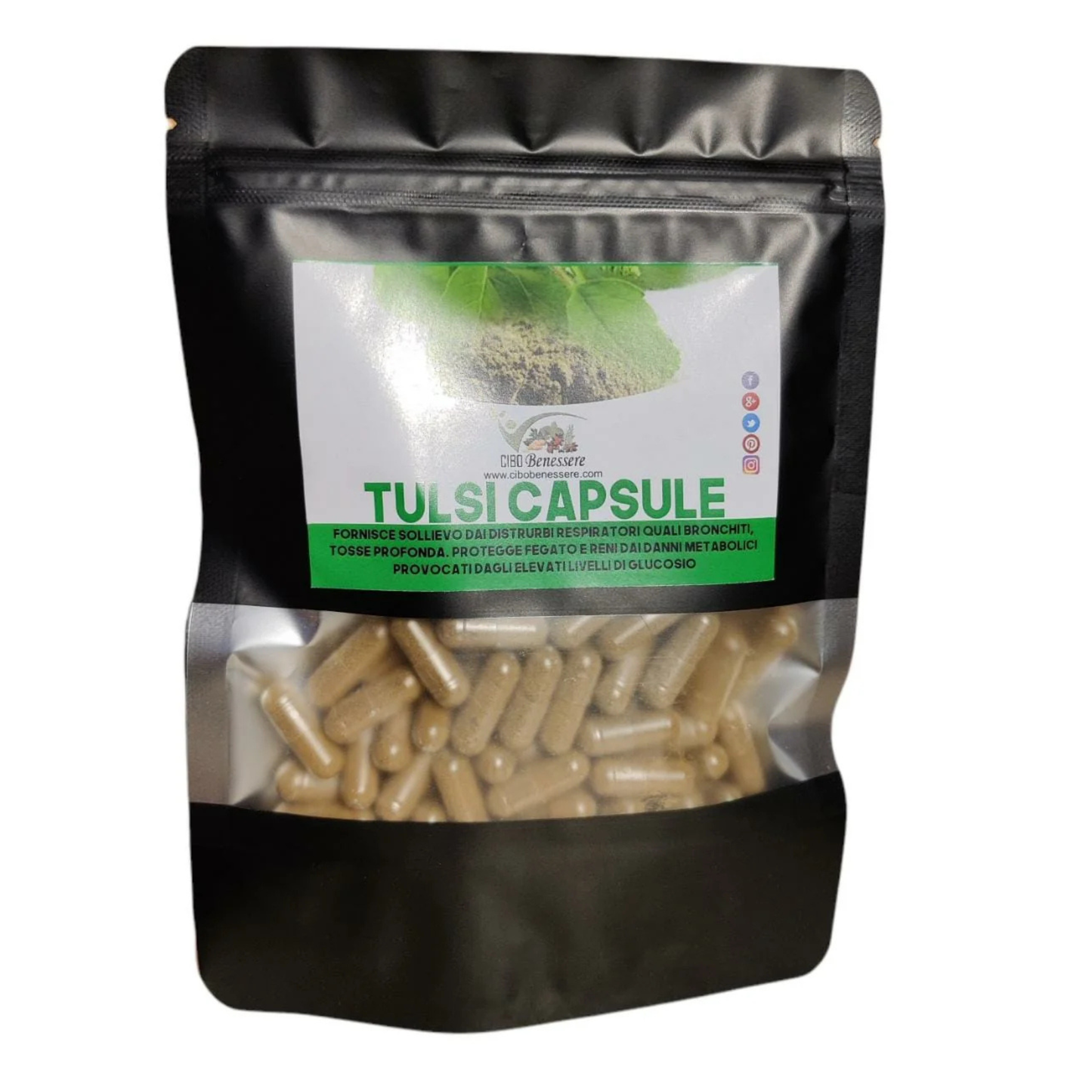 Tulsi Organic Caps | Cibobenessere