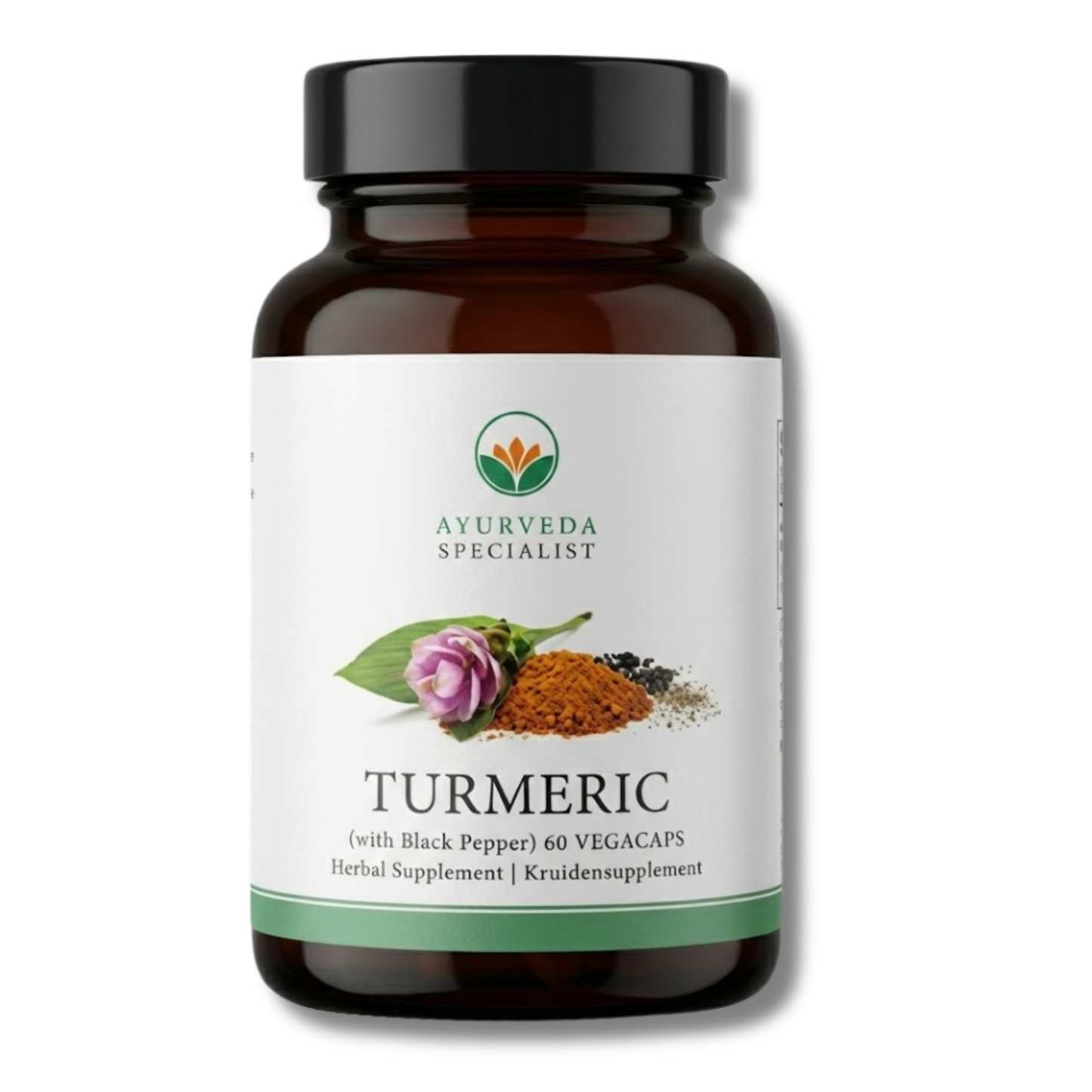 Turmeric with Black Pepper (Turmeric, Yellow Root)|Ayurveda Specialist B.V.
