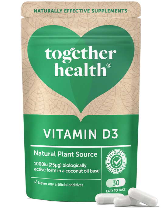 Vitamin D – Vegan D3 – 30 Capsules - Together Health