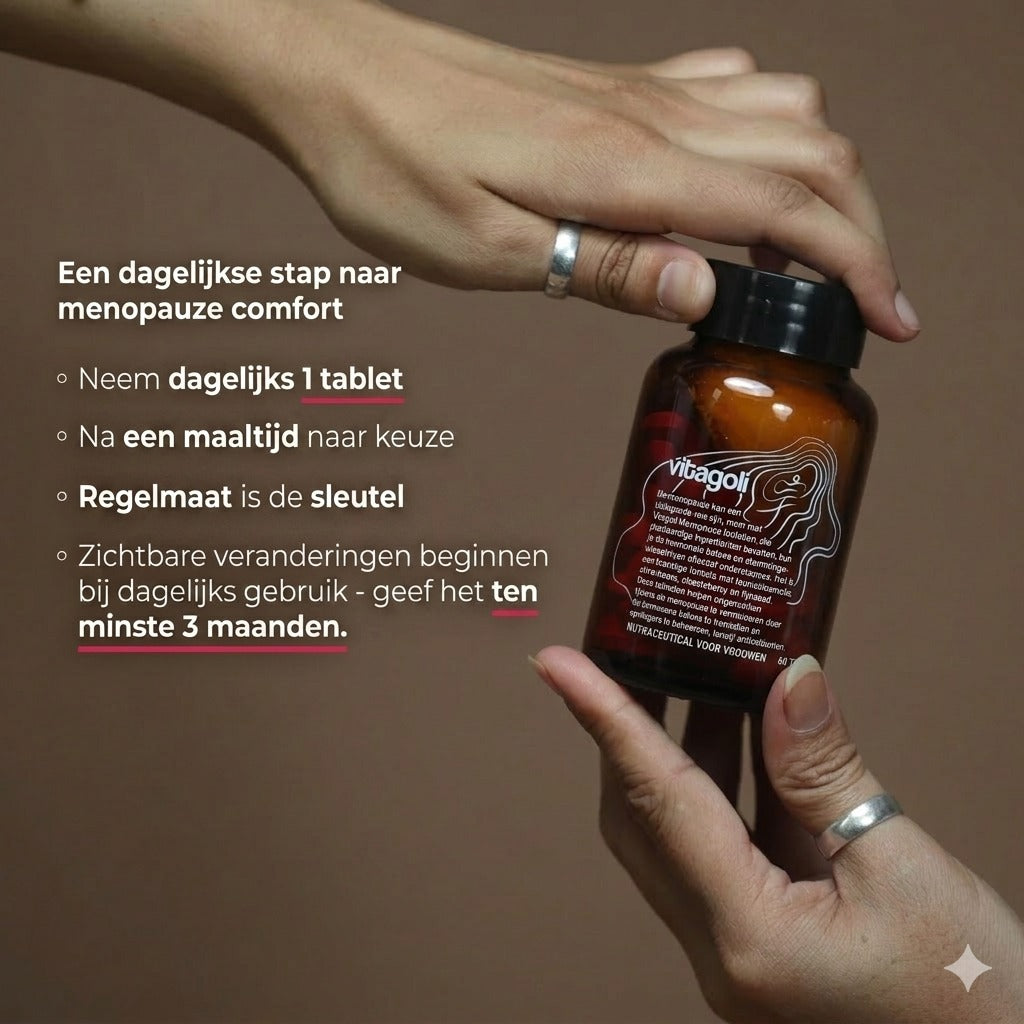 Overgang slaap & hormoon support | 60 vegan tabletten