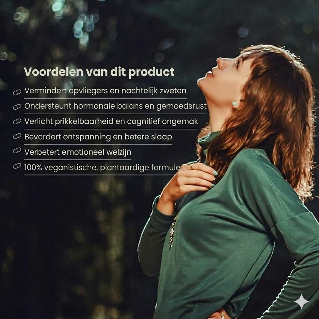 Overgang slaap & hormoon support | 60 vegan tabletten