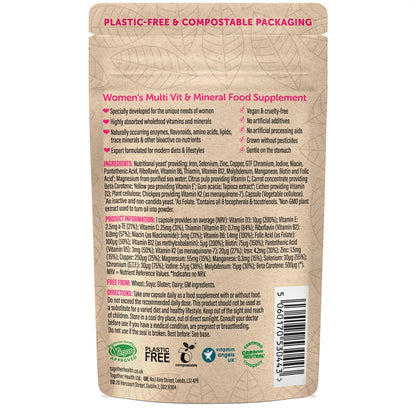 Women’S Multivitamin – Vegan – 30 Capsules | Together Health