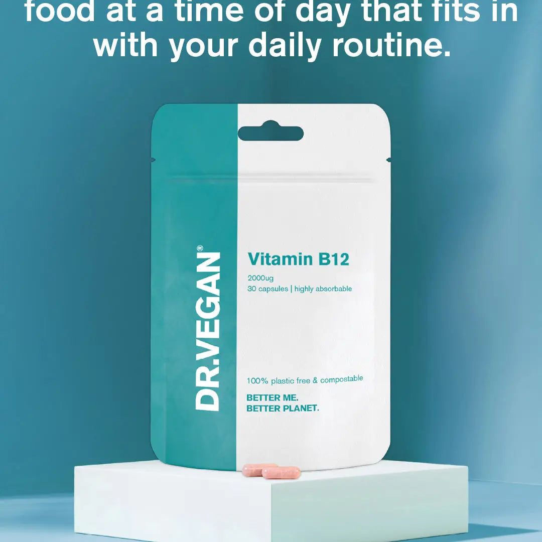 Vitamin B12 | 30 Capsules | Highly Absorbable | Vegan | DR.VEGAN