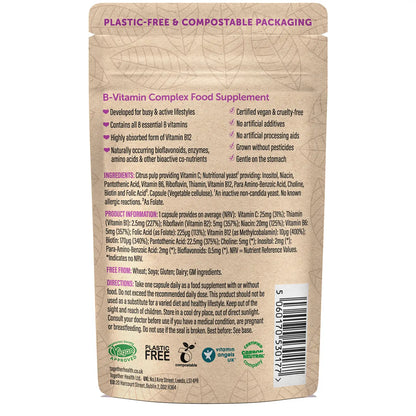 B Complex Vitamin – Vegan Supplement | 30 Capsules | Together Health