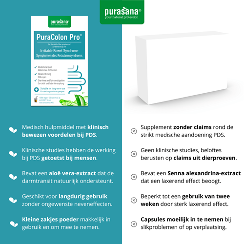 PuraColon Pro® Irritable Bowel Syndrome - 30 sachets - Purasana