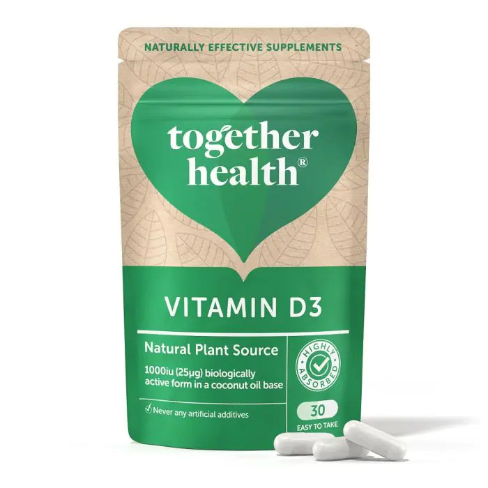 Vitamin D – Vegan D3 – 30 Capsules - Together Health